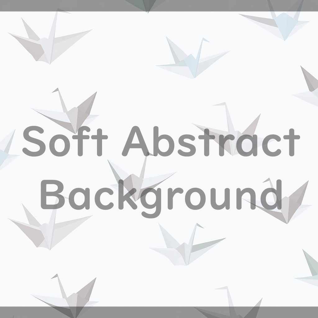 04_やさしい折り鶴パターン背景素材|穏やかな和風イメージ(4色セット)