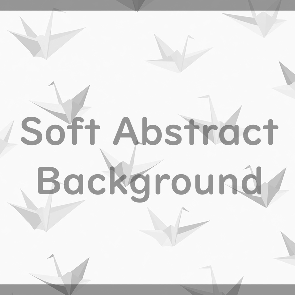 04_やさしい折り鶴パターン背景素材|穏やかな和風イメージ(4色セット)