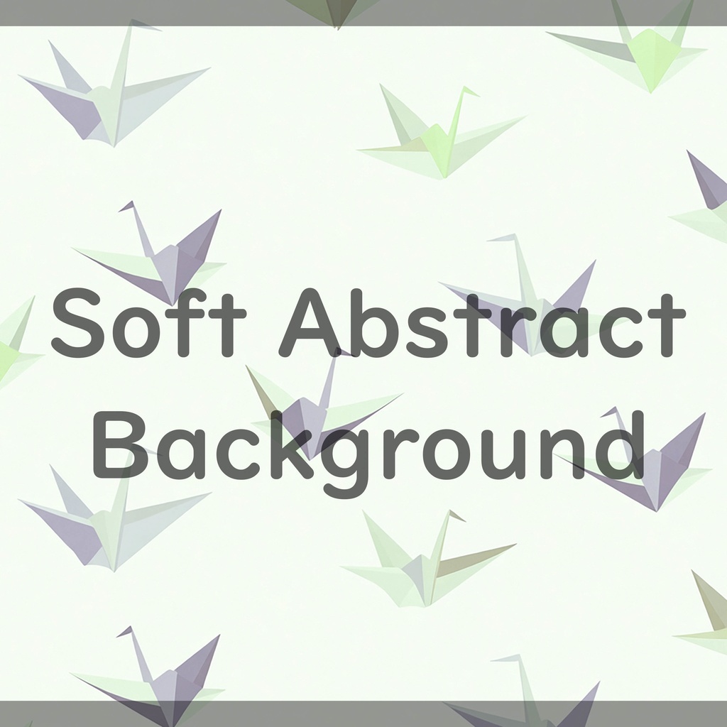 05_やさしい折り鶴パターン背景素材|穏やかな和風イメージ(8色セット)