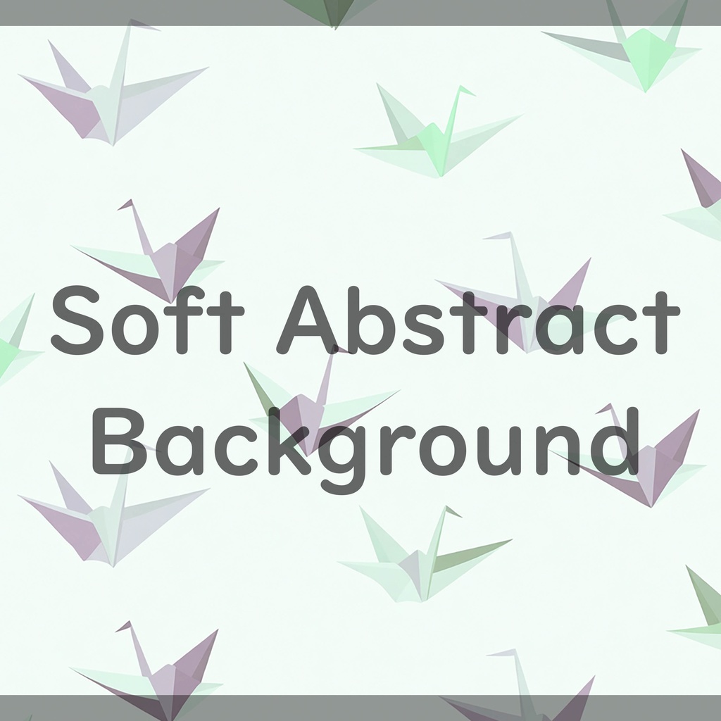 07_やさしい折り鶴パターン背景素材|穏やかな和風イメージ(12色セット)