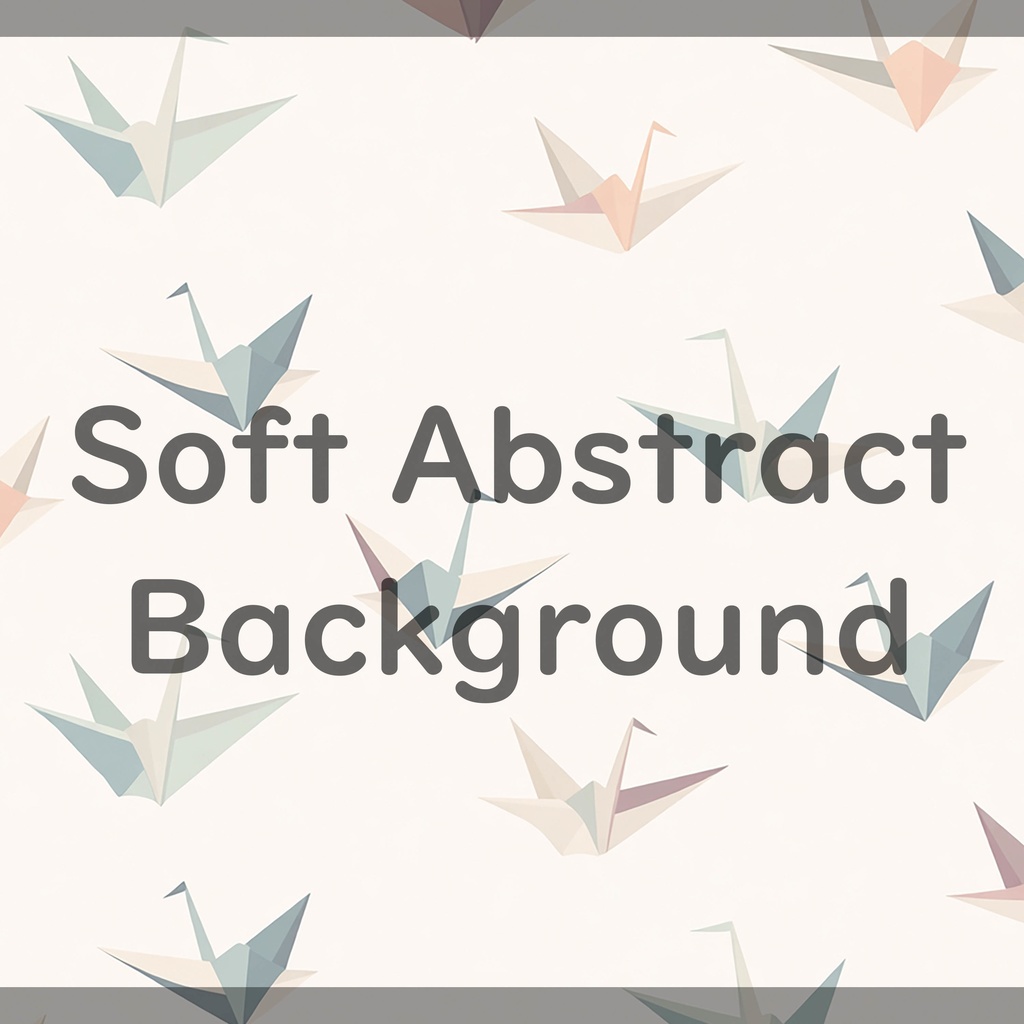 08_やさしい折り鶴パターン背景素材|穏やかな和風イメージ(16色セット)