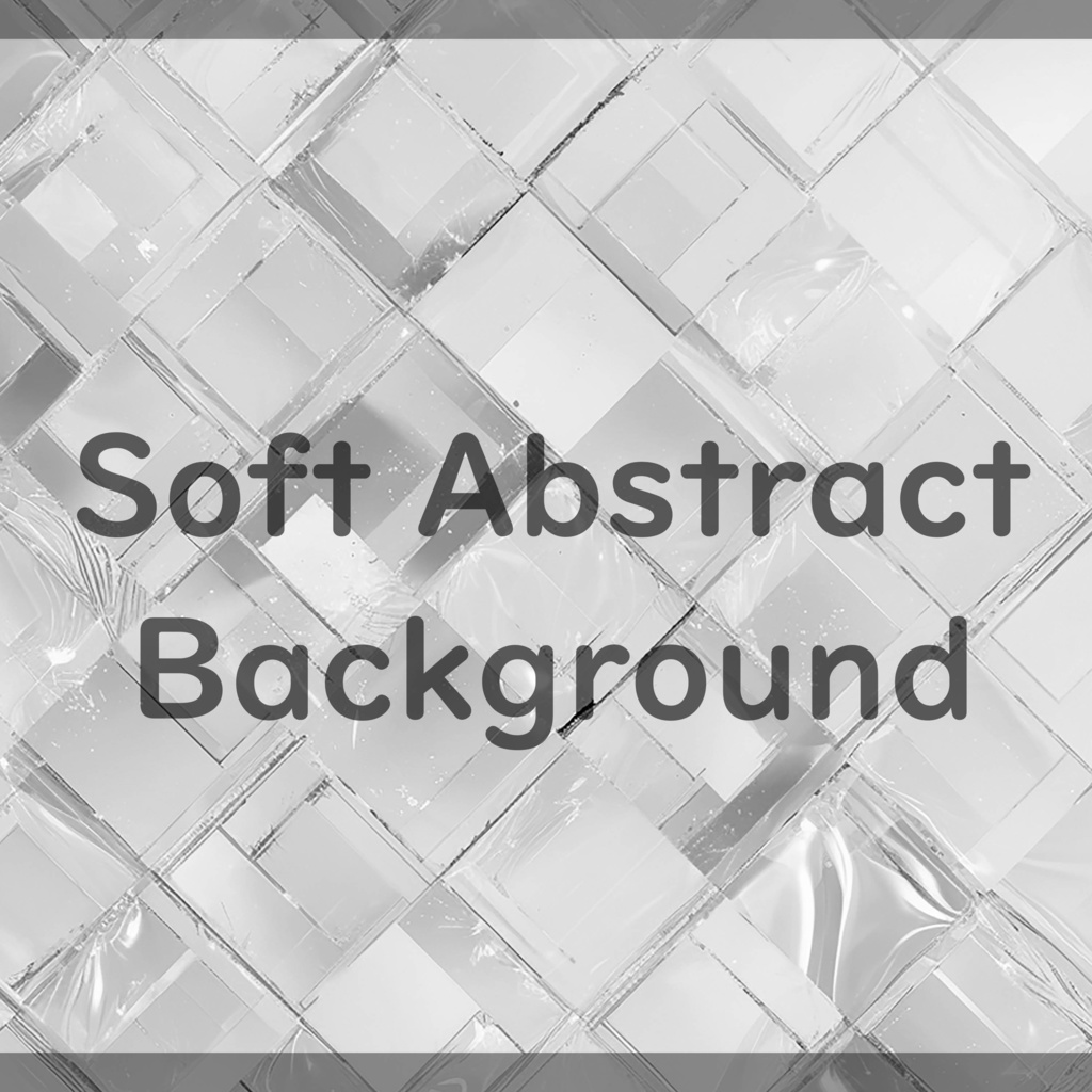 02_光が重なるホログラムタイル背景素材|透明感デザイン(4色セット)