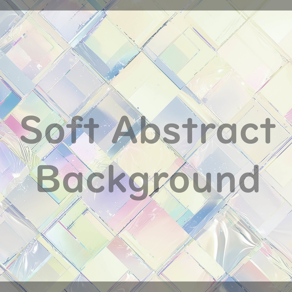 03_光が重なるホログラムタイル背景素材|透明感デザイン(4色セット)