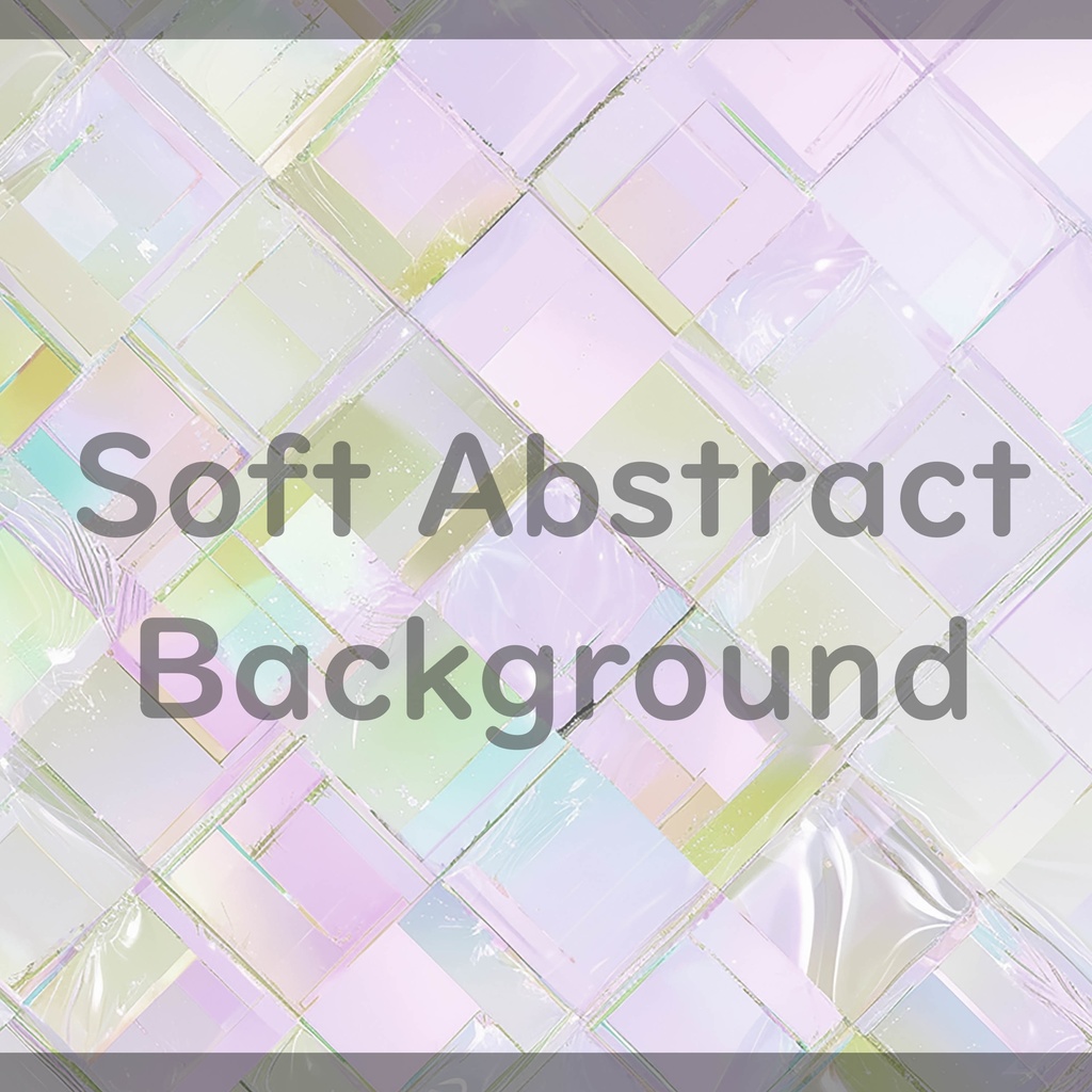 03_光が重なるホログラムタイル背景素材|透明感デザイン(4色セット)