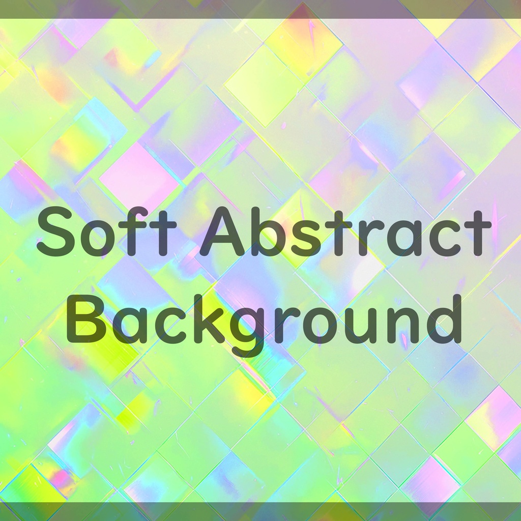 01_やさしく輝くホログラムタイル背景素材|透明感パターンデザイン(4色セット)