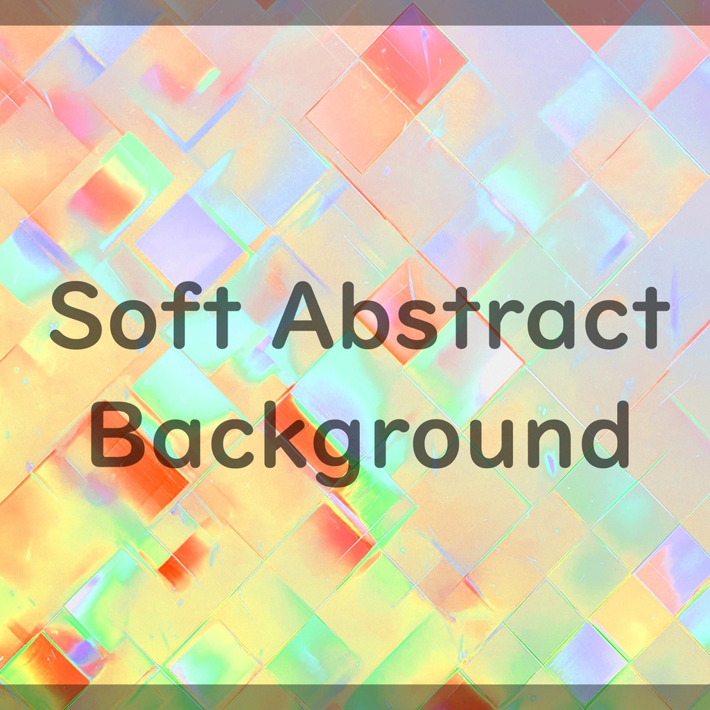 02_やさしく輝くホログラムタイル背景素材|透明感パターンデザイン(4色セット)