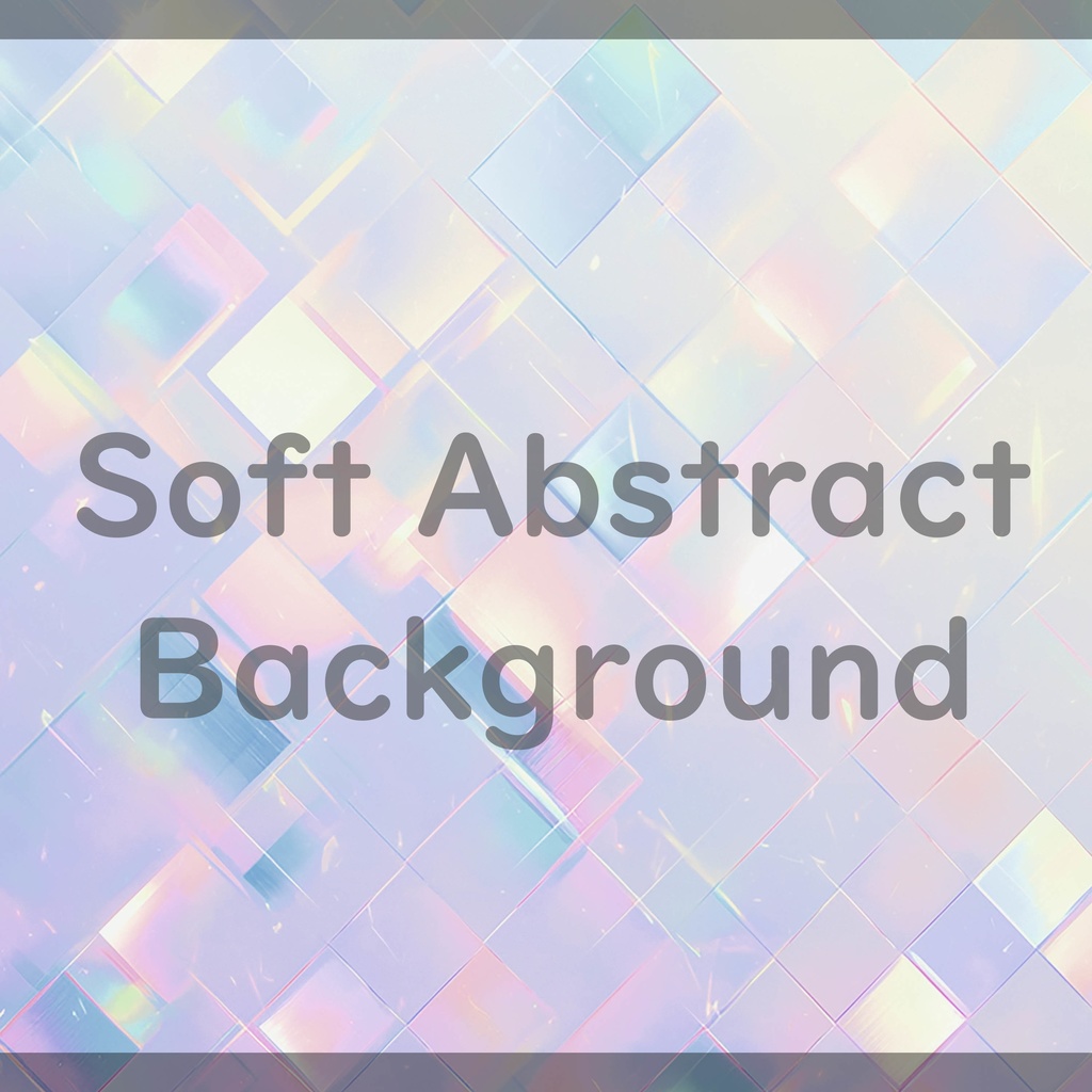 03_やさしく輝くホログラムタイル背景素材|透明感パターンデザイン(4色セット)