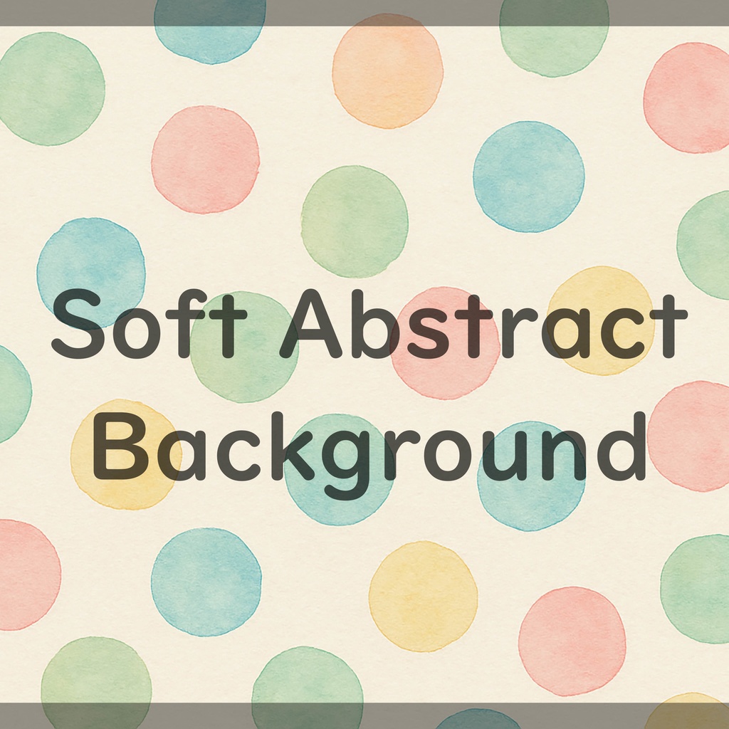 01_パステルドット背景素材|ソフトな水彩風アブストラクト