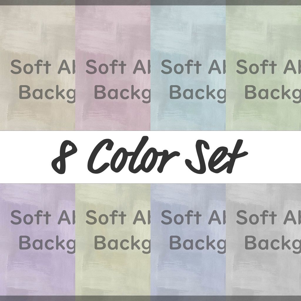 02_ソフト抽象背景素材|水彩風アブストラクト(8色セット)