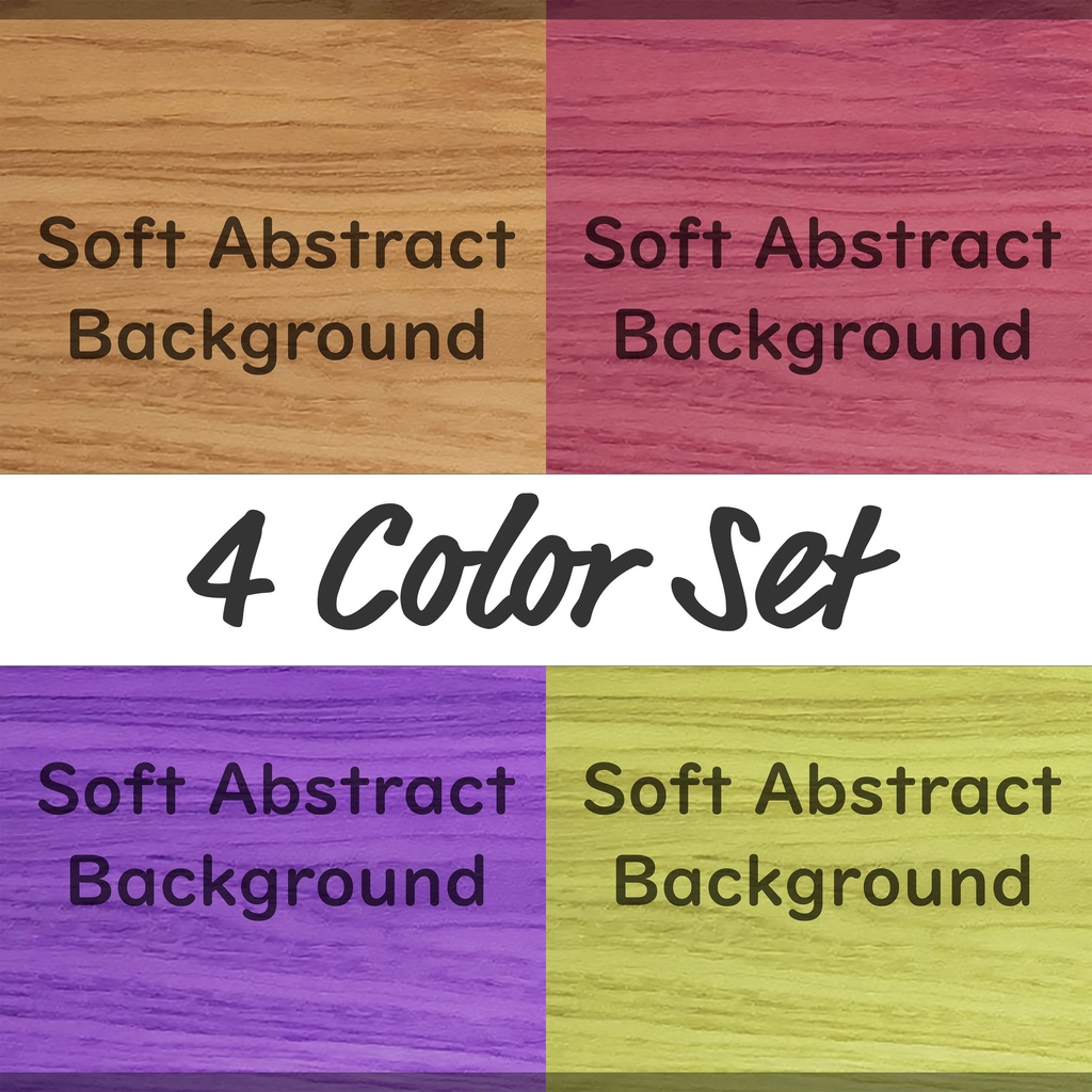 01_やさしい木目テクスチャ背景素材|ナチュラルウッド(4色セット)