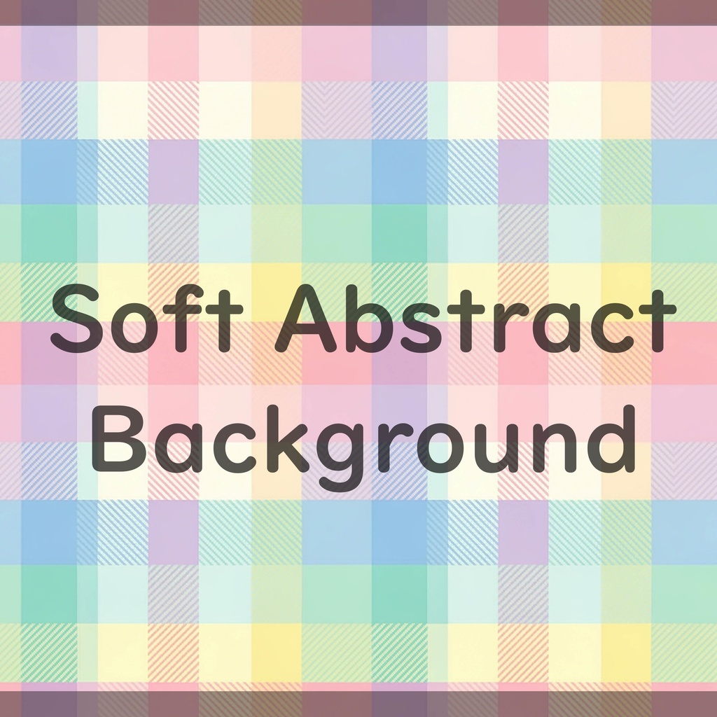 01_やさしい色合いのパステルチェック背景素材|淡色グリッドパターン(8枚セット)