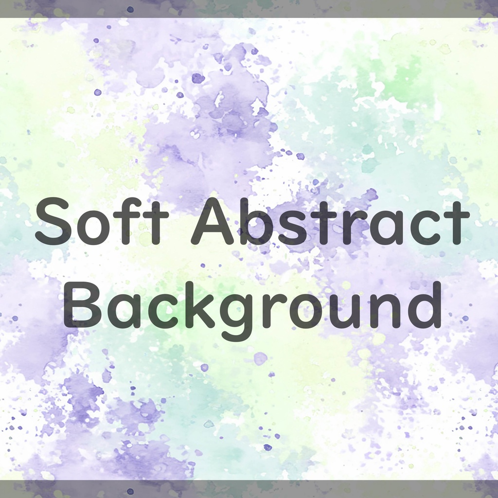 02_パステル水彩スプラッシュ背景素材|やさしい抽象テクスチャ(4色セット)