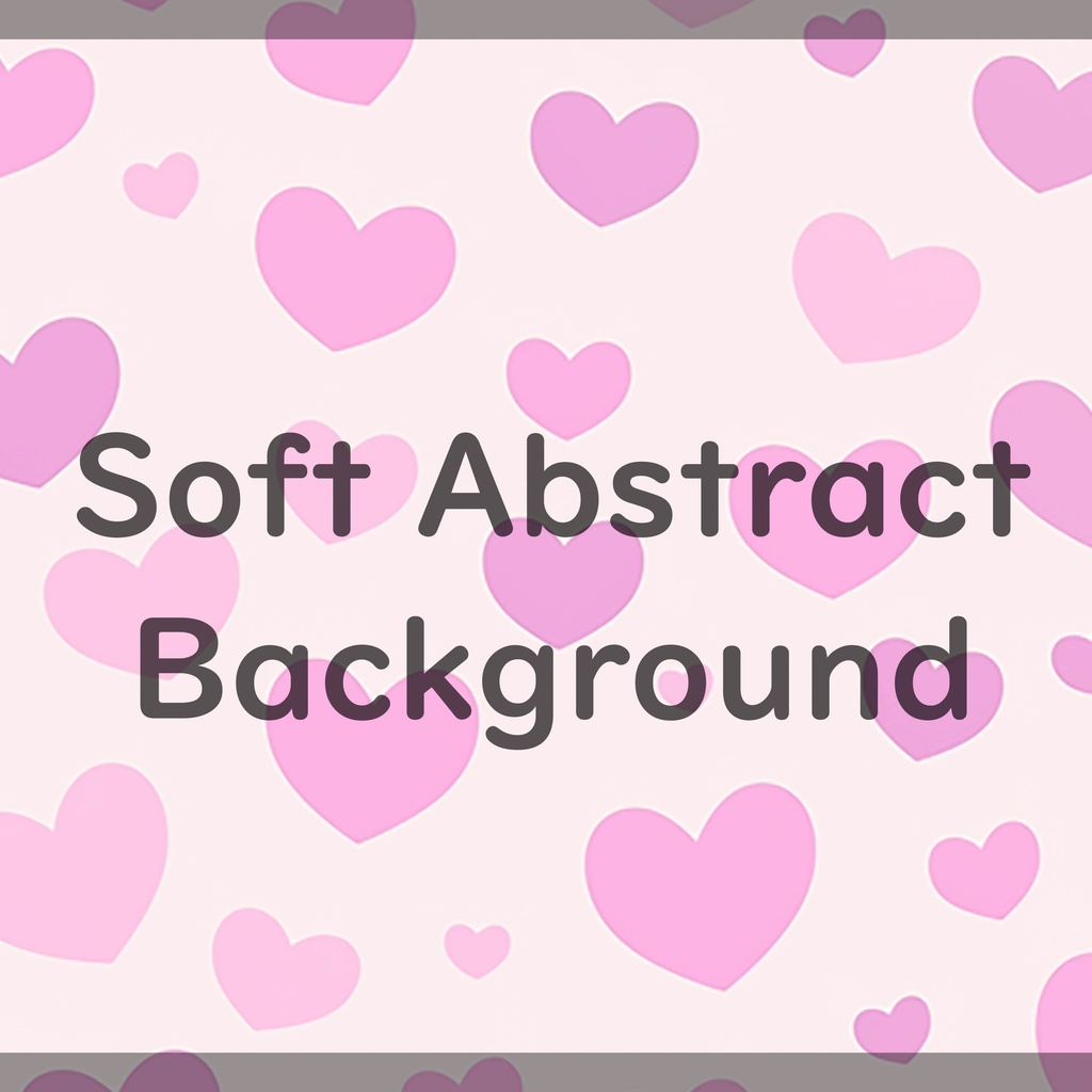 01_やさしいパステルハートの背景素材|ふんわり恋色デザイン(4色セット)