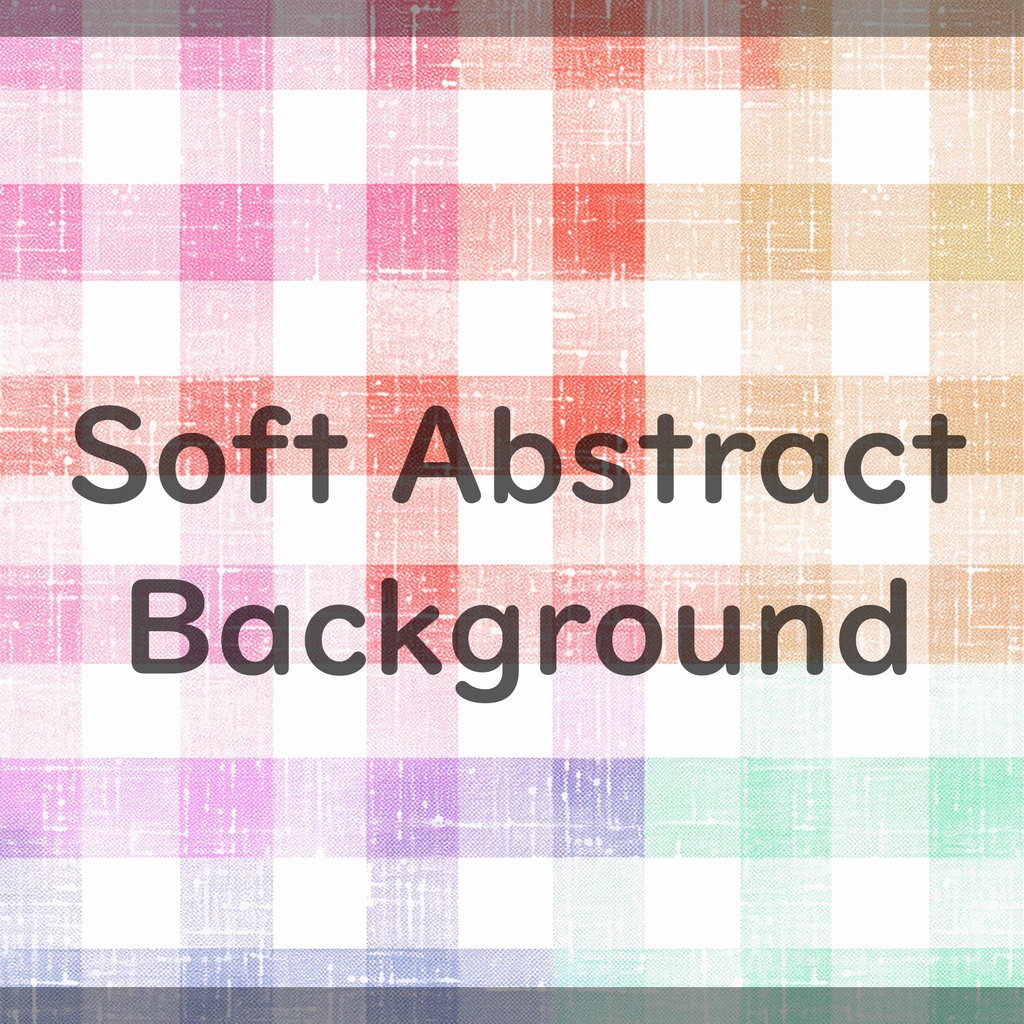 01_パステルチェック背景素材|ナチュラル質感(8色セット)