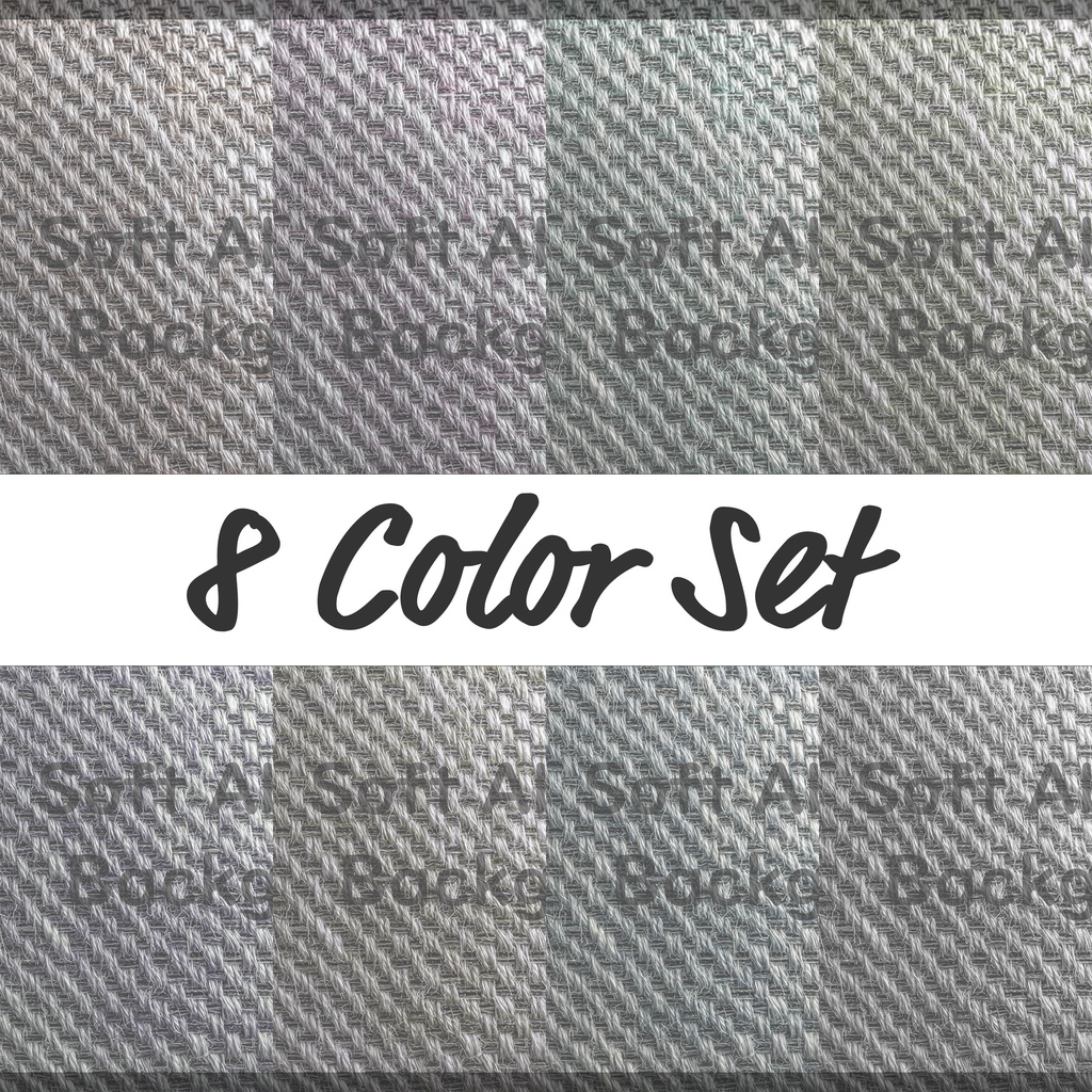 02_ナチュラルリネン織りテクスチャ背景素材｜落ち着き布質感（8色セット）