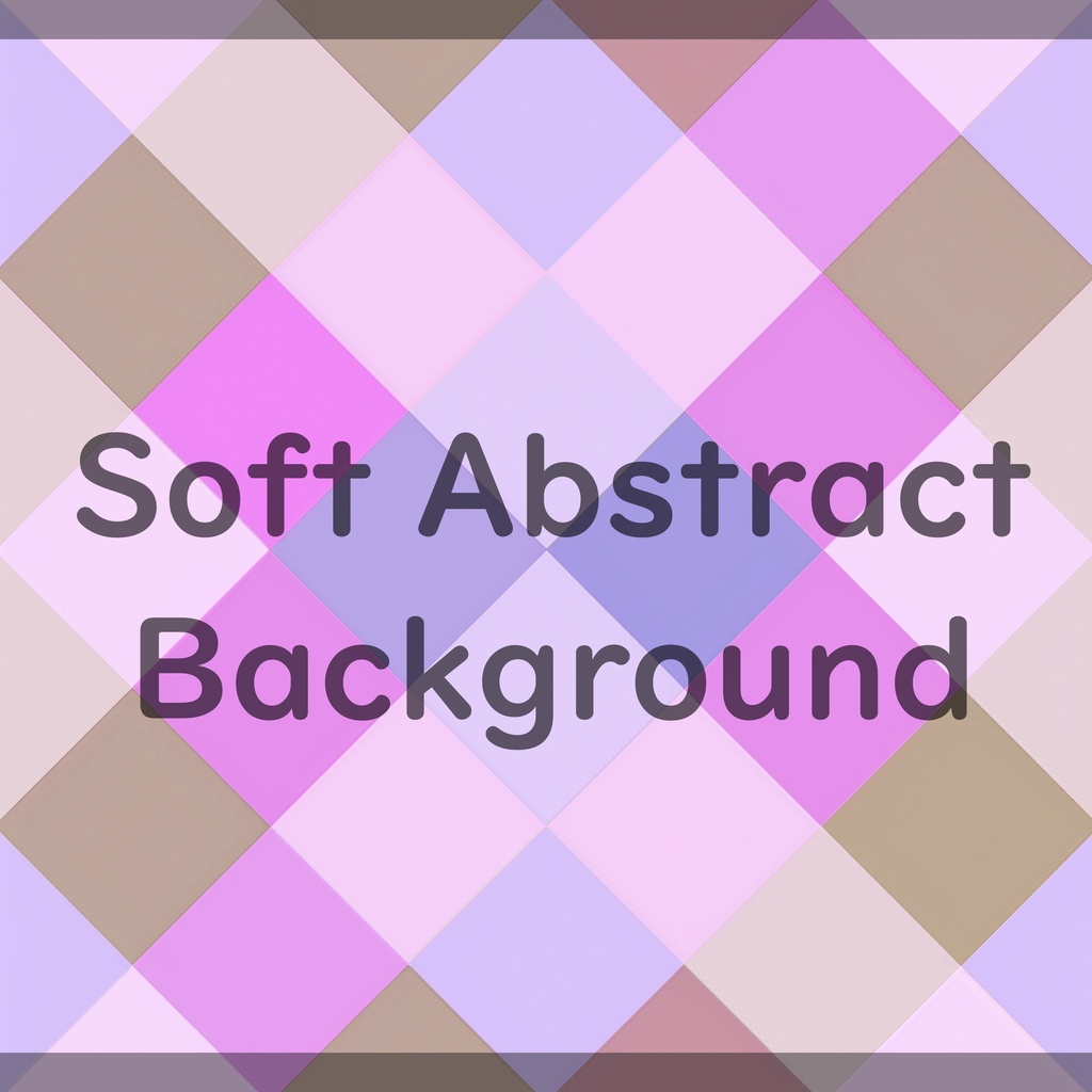 03_パステルダイヤチェック背景素材｜やわらかグラデーション模様