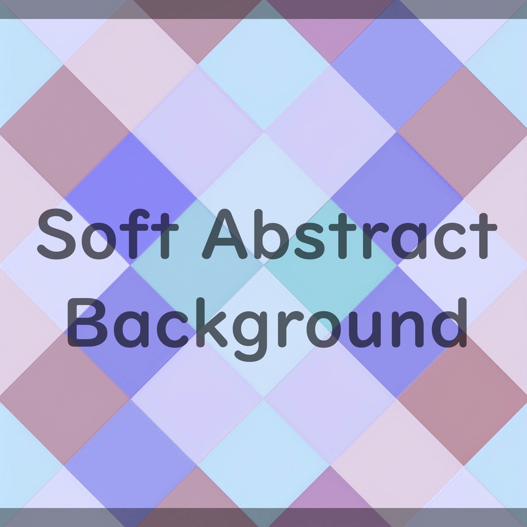06_パステルダイヤチェック背景素材｜やわらかグラデーション模様