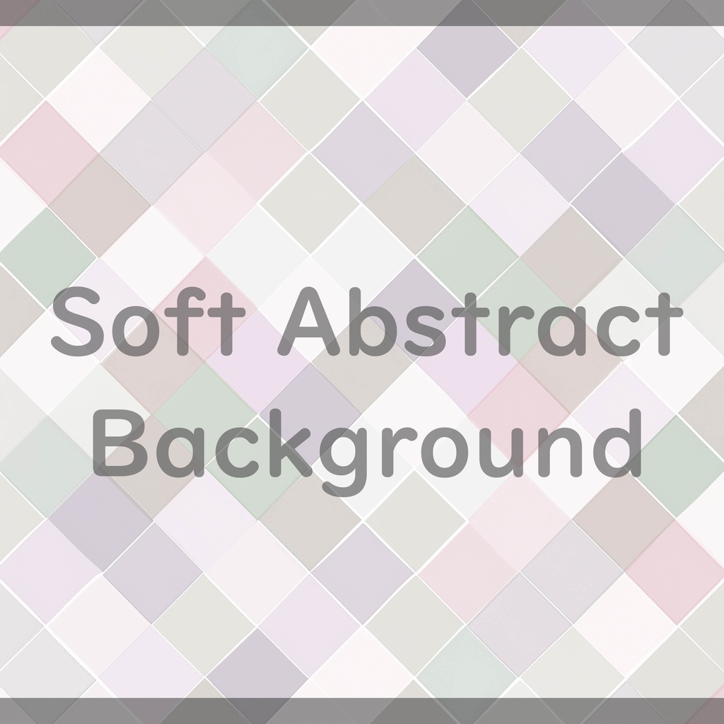 08_やわらかパステルダイヤ背景素材|淡彩キルトチェックパターン