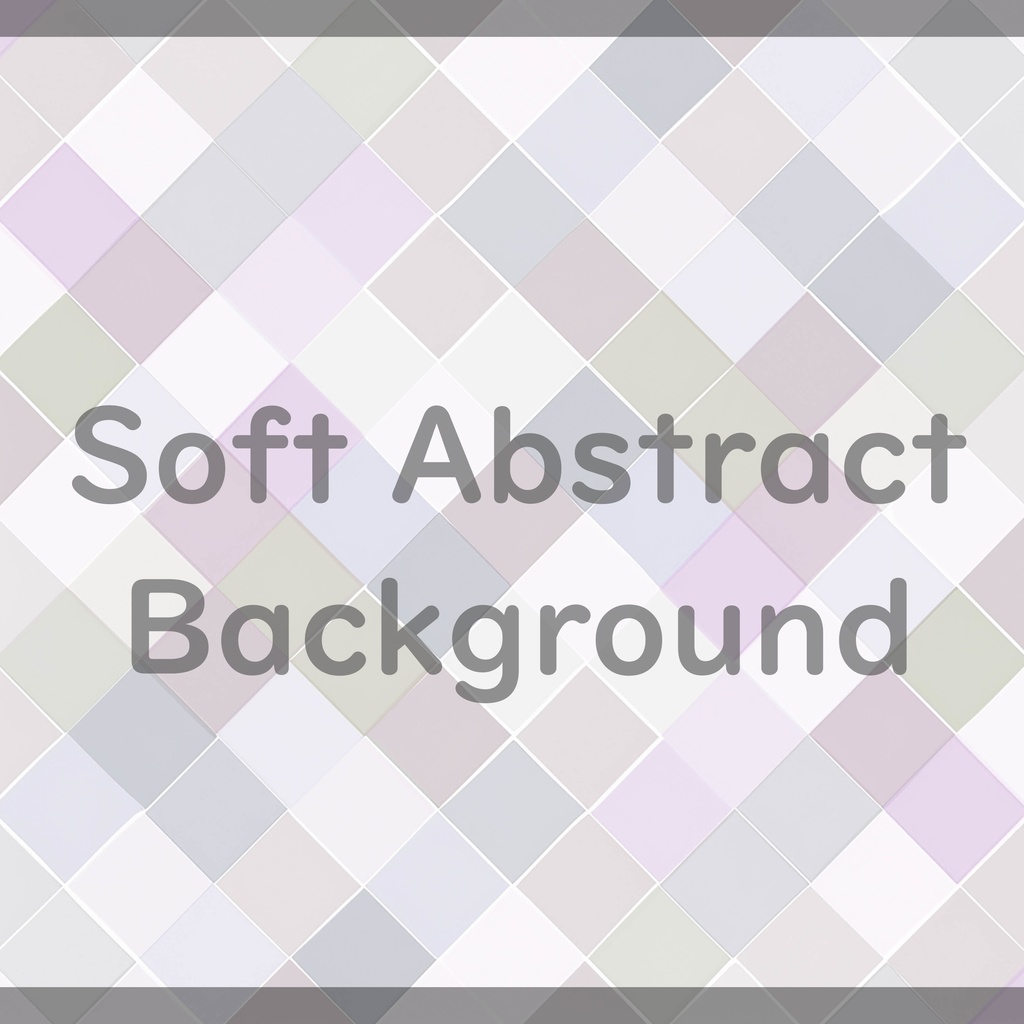 09_やわらかパステルダイヤ背景素材｜淡彩キルトチェックパターン