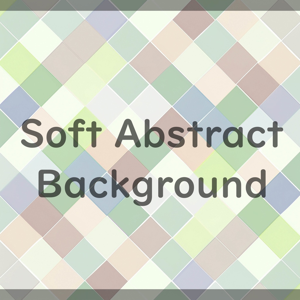 01_やわらかパステルダイヤ背景素材|淡彩キルトチェックパターン(8色セット)