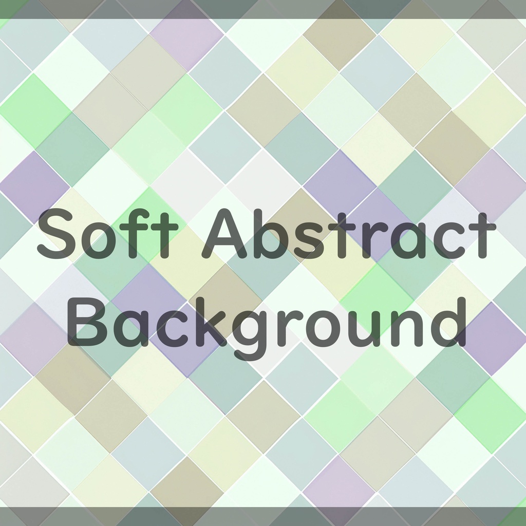 01_やわらかパステルダイヤ背景素材|淡彩キルトチェックパターン(8色セット)