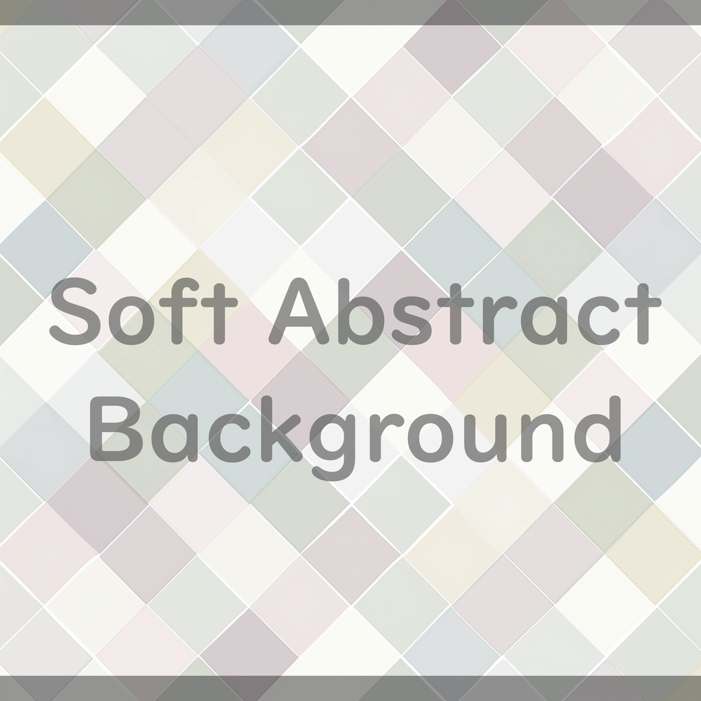 02_やわらかパステルダイヤ背景素材|淡彩キルトチェックパターン(8色セット)