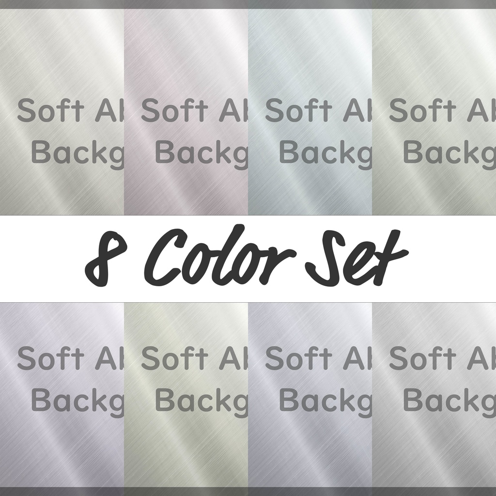 02_シルクグレインメタリックテクスチャ背景素材|なめらかな光沢質感デザイン(8色セット)