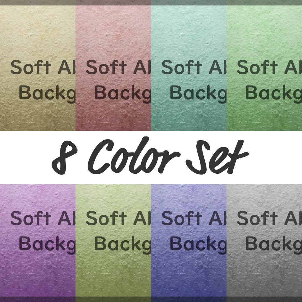 01_穏やかな凹凸テクスチャ背景素材｜シンプル質感デザイン（8色セット）