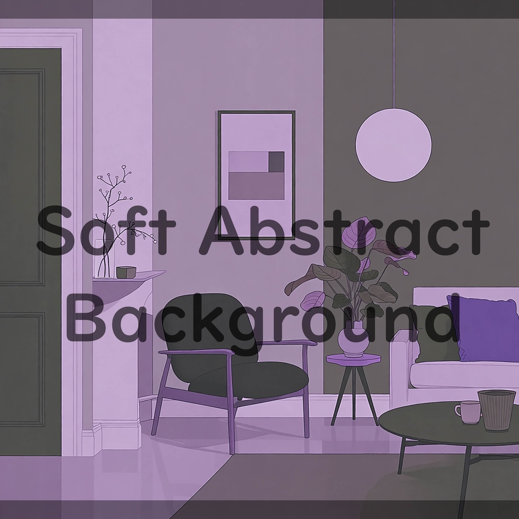 03_落ち着いたリビング室内空間背景素材|ミニマルインテリア