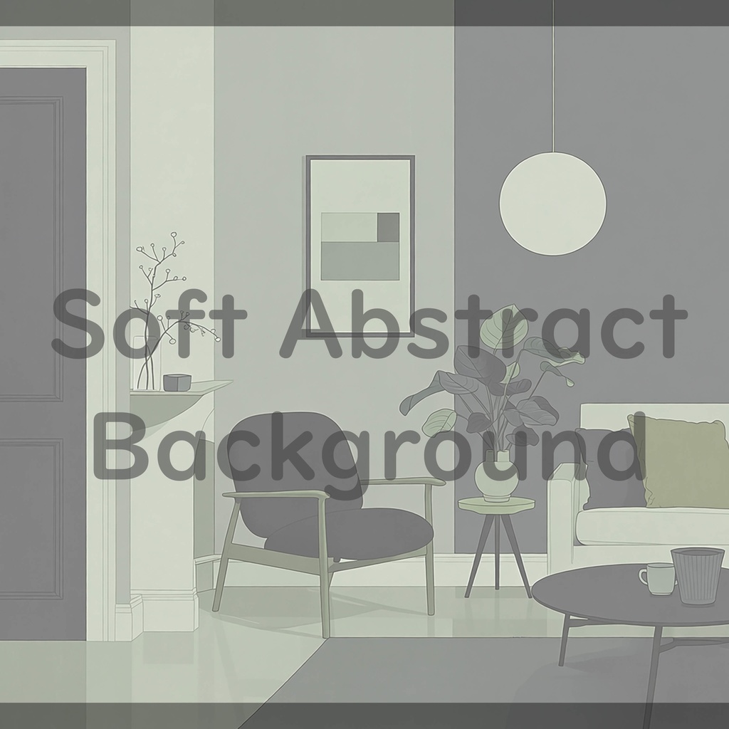 02_落ち着いたリビング室内空間背景素材|ミニマルインテリア(8色セット)