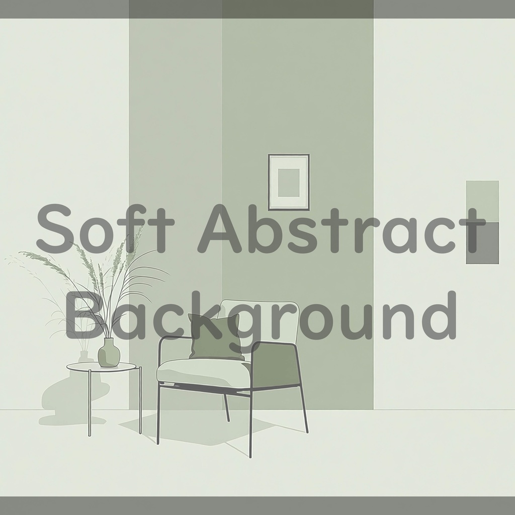 011_穏やかな室内シーン背景素材｜シンプル居住空間