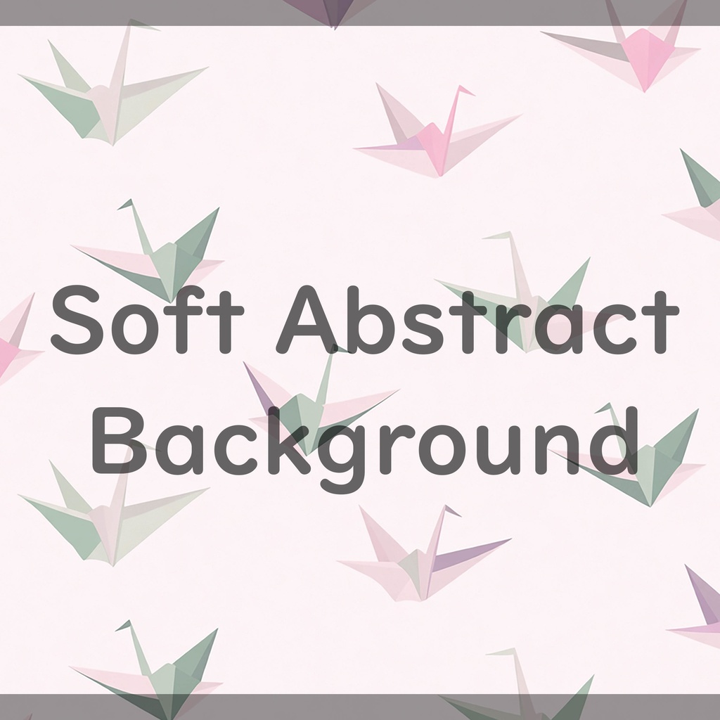 02_やさしい折り鶴パターン背景素材|穏やかな和風イメージ