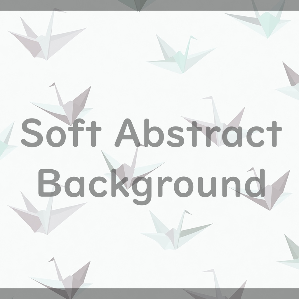 010_やさしい折り鶴パターン背景素材｜穏やかな和風イメージ