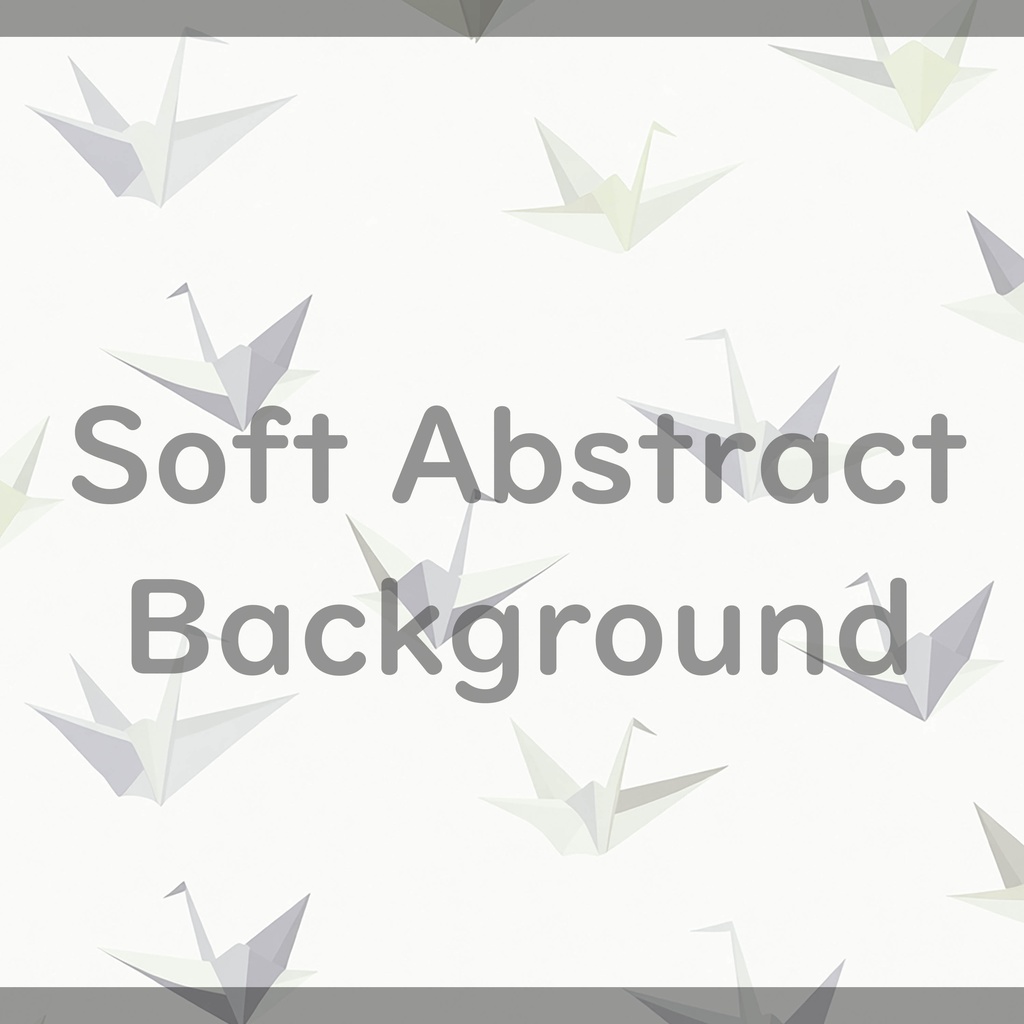 011_やさしい折り鶴パターン背景素材｜穏やかな和風イメージ