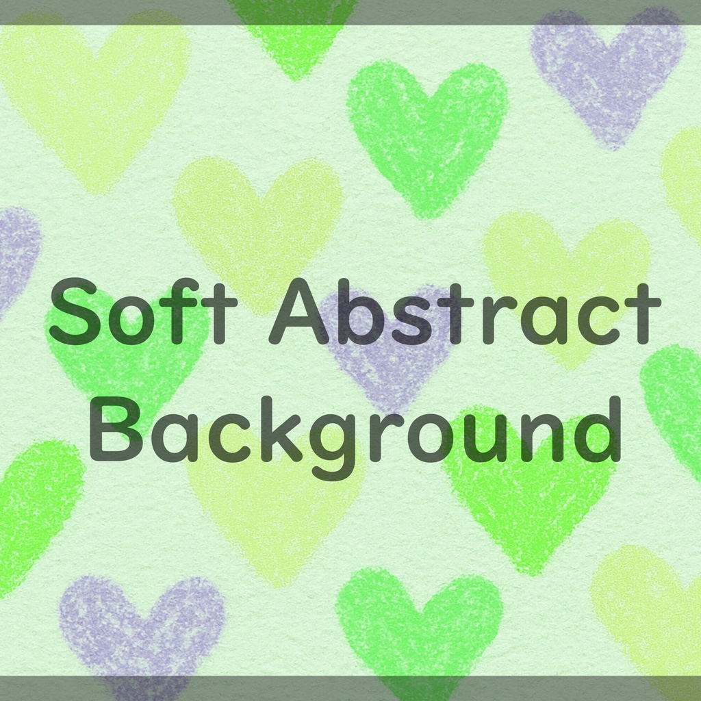 01_やわらかなハートパターン背景素材|やさしい手描きタッチデザイン(8色セット)