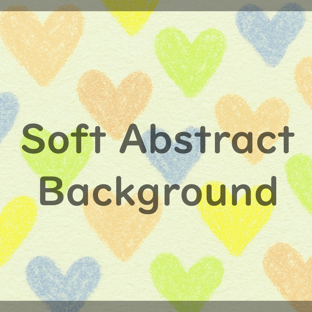 01_やわらかなハートパターン背景素材|やさしい手描きタッチデザイン(8色セット)