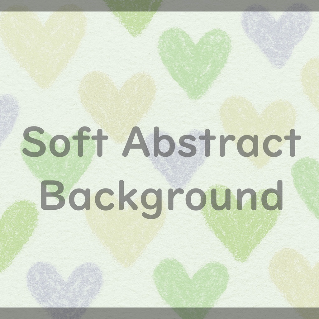 02_やわらかなハートパターン背景素材|やさしい手描きタッチデザイン(8色セット)