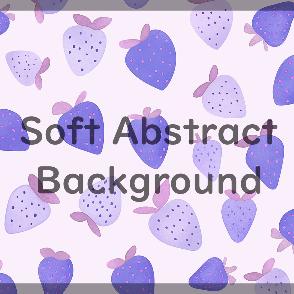 03_かわいいいちごモチーフ背景素材｜やさしいフルーツパターン