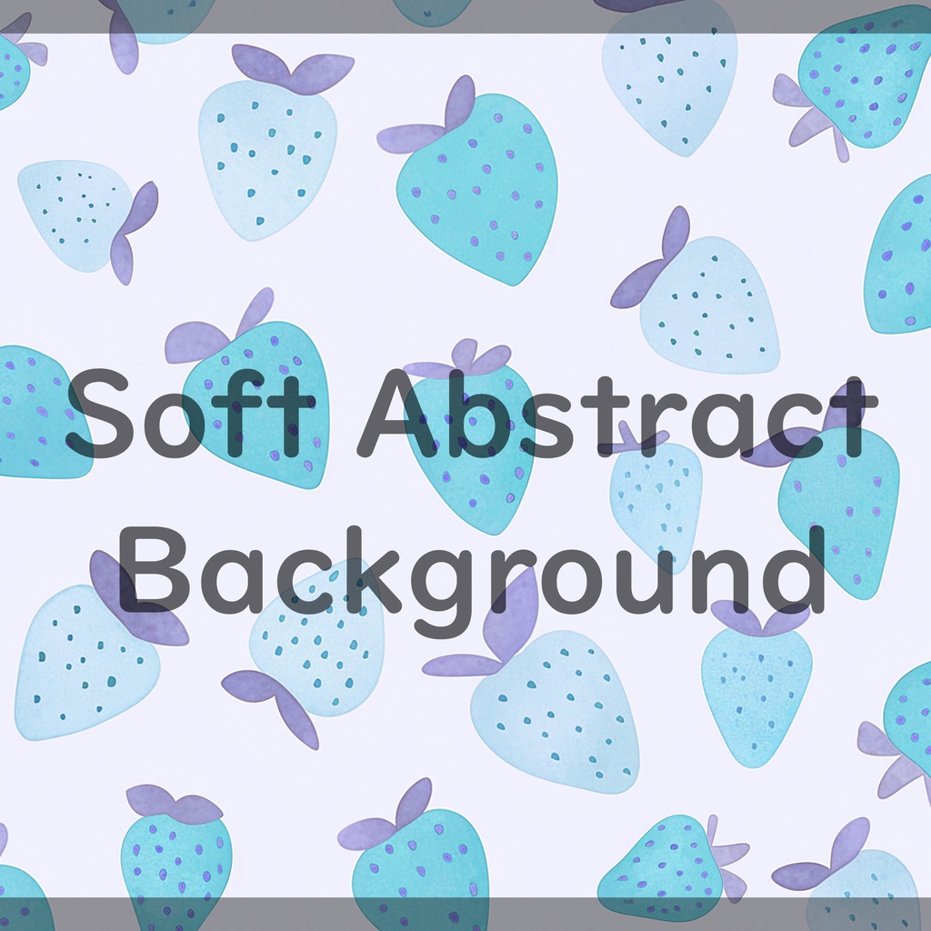 06_かわいいいちごモチーフ背景素材｜やさしいフルーツパターン