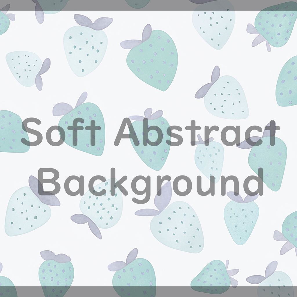 012_かわいいいちごモチーフ背景素材|やさしいフルーツパターン