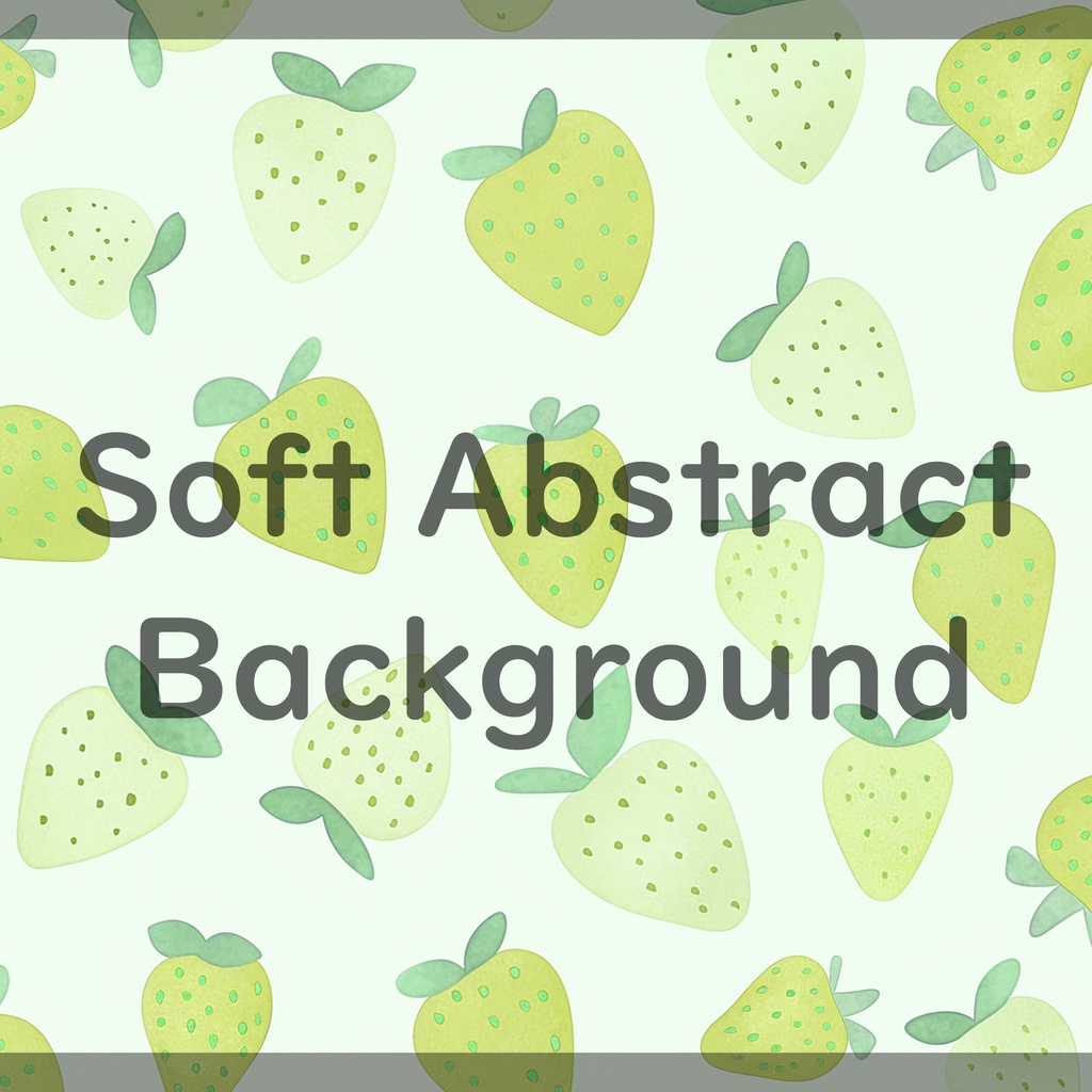 01_かわいいいちごモチーフ背景素材|やさしいフルーツパターン(8色セット)