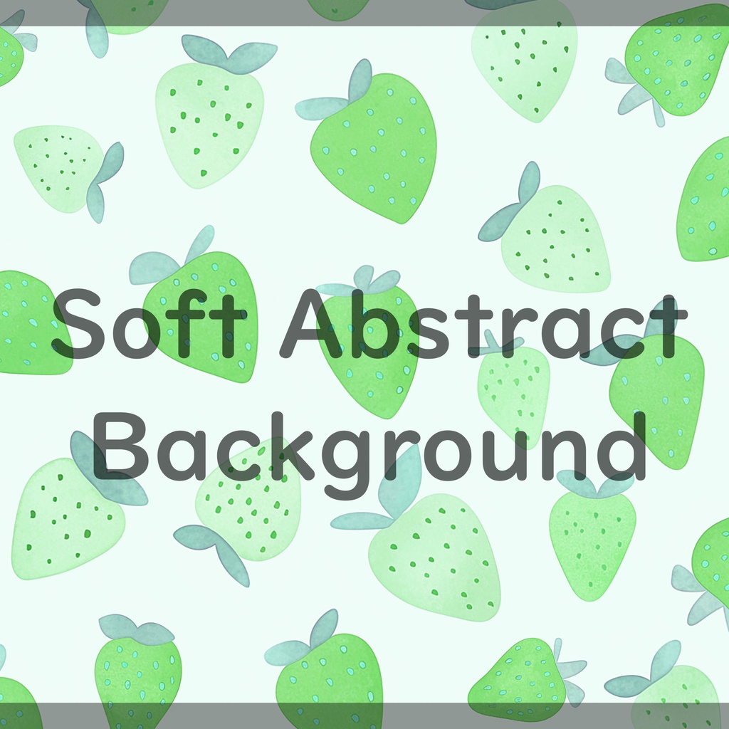 01_かわいいいちごモチーフ背景素材|やさしいフルーツパターン(8色セット)