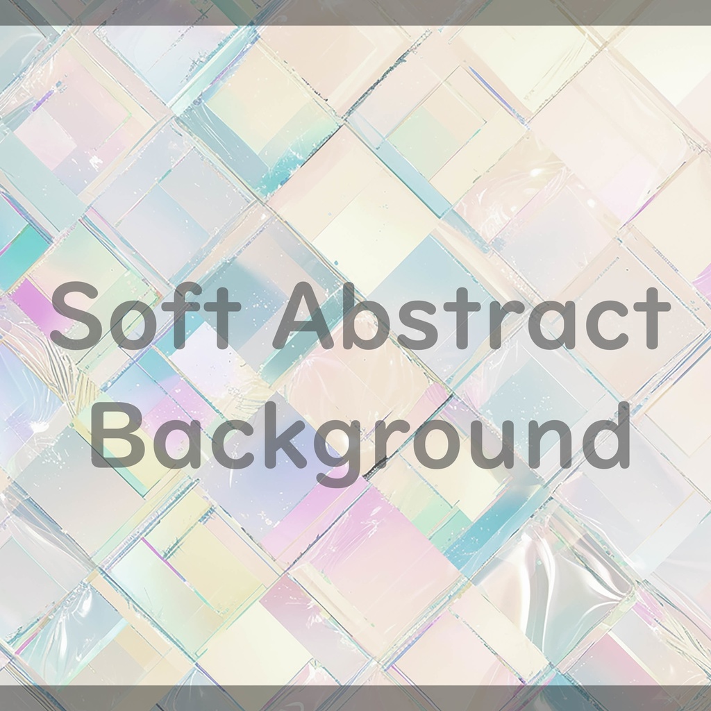 07_光が重なるホログラムタイル背景素材|透明感デザイン