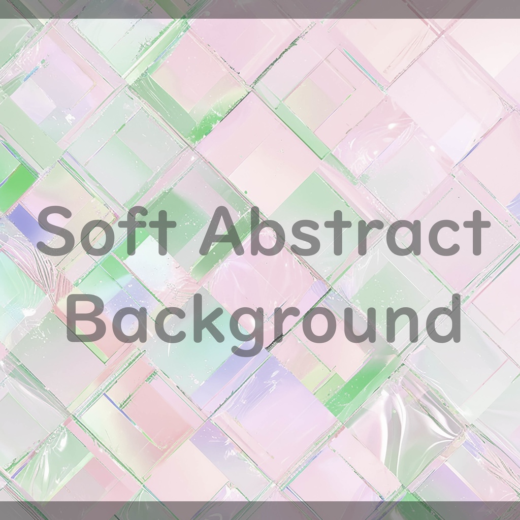 08_光が重なるホログラムタイル背景素材|透明感デザイン