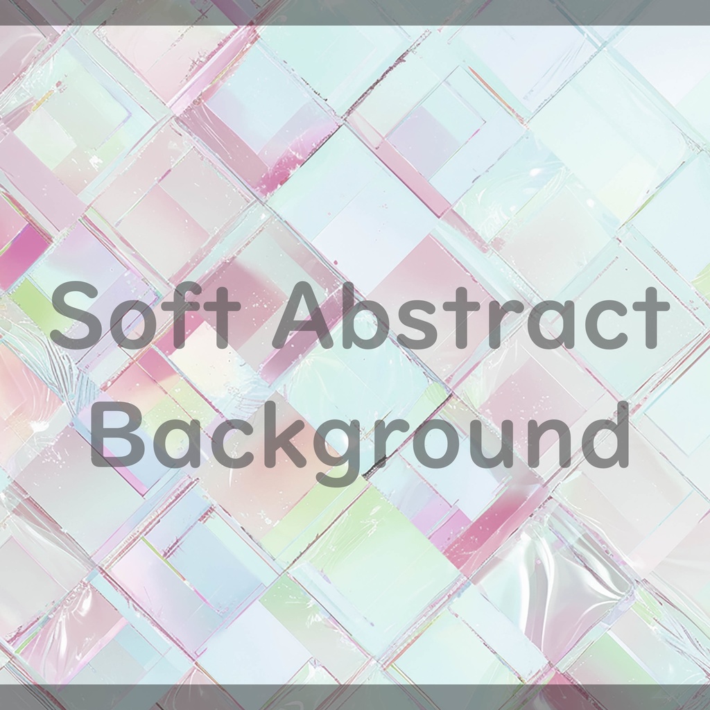 010_光が重なるホログラムタイル背景素材|透明感デザイン