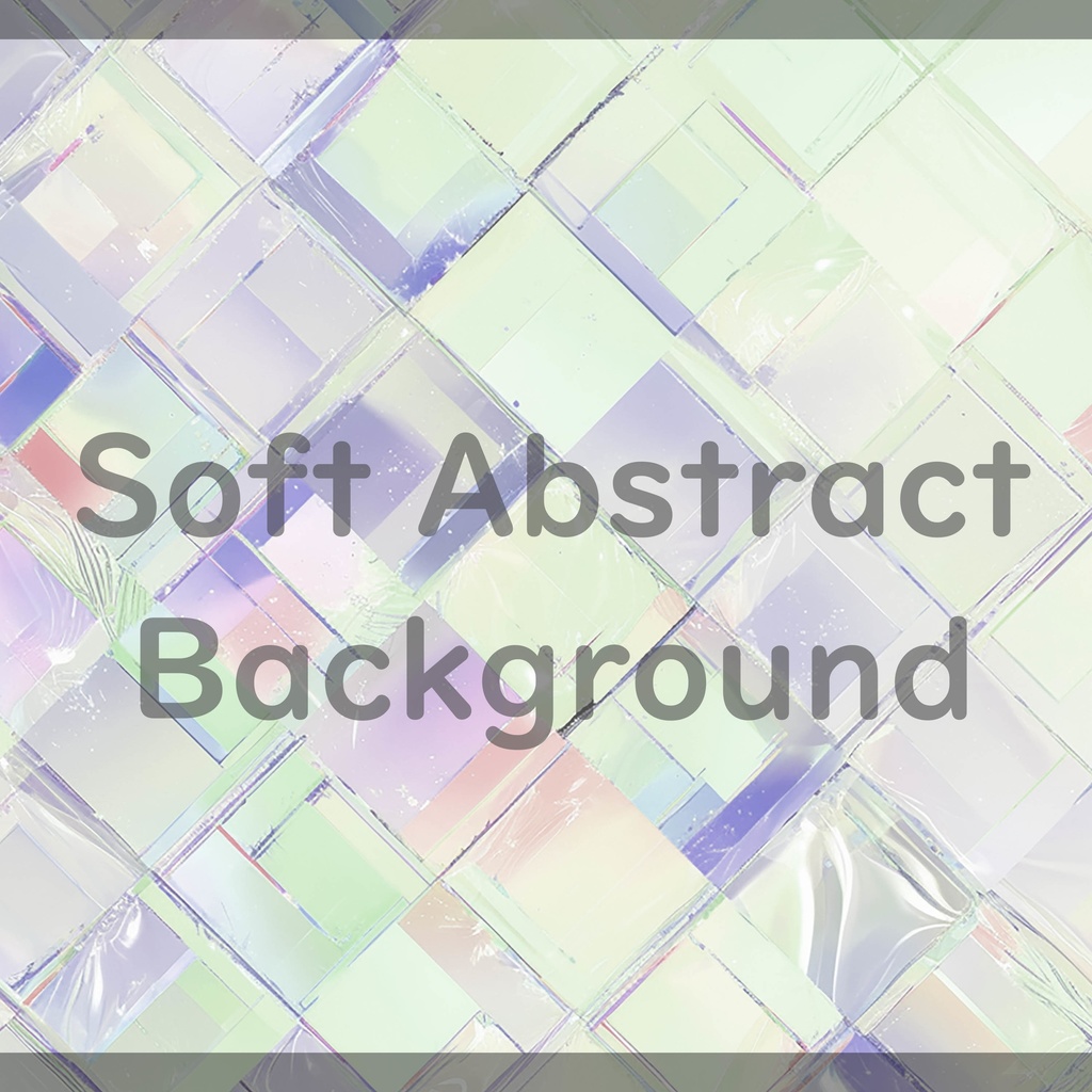 011_光が重なるホログラムタイル背景素材|透明感デザイン