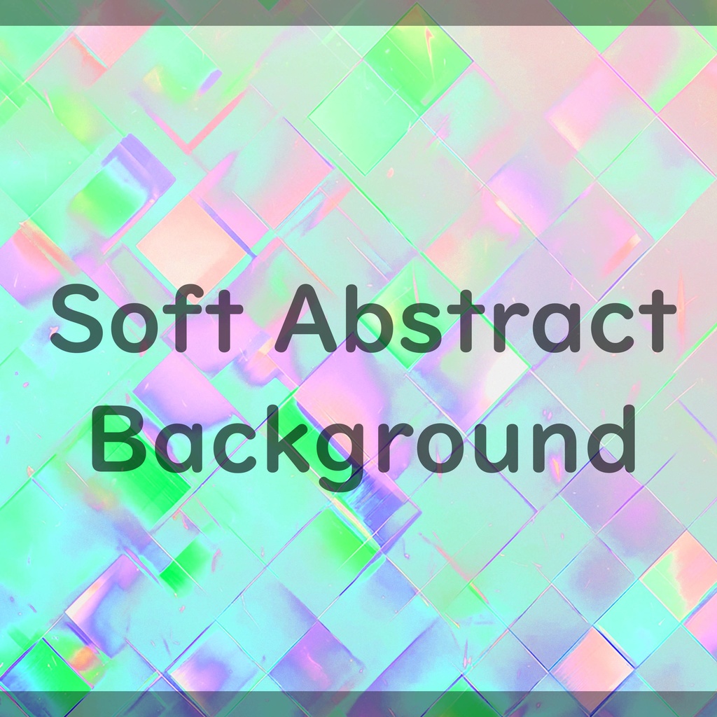 02_やさしく輝くホログラムタイル背景素材｜透明感パターンデザイン