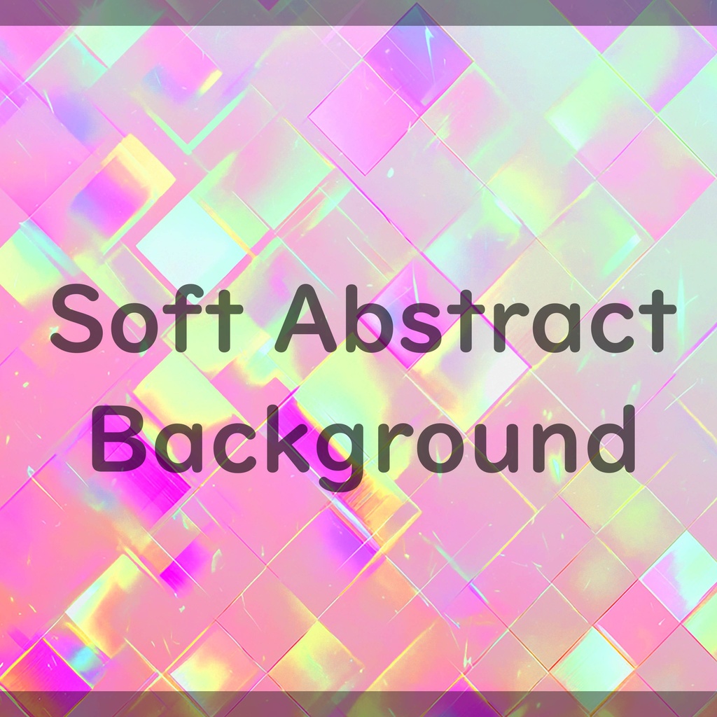 01_やさしく輝くホログラムタイル背景素材|透明感パターンデザイン(8色セット)