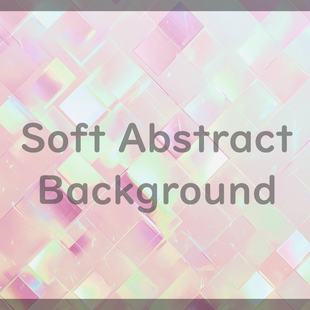 02_やさしく輝くホログラムタイル背景素材|透明感パターンデザイン(8色セット)