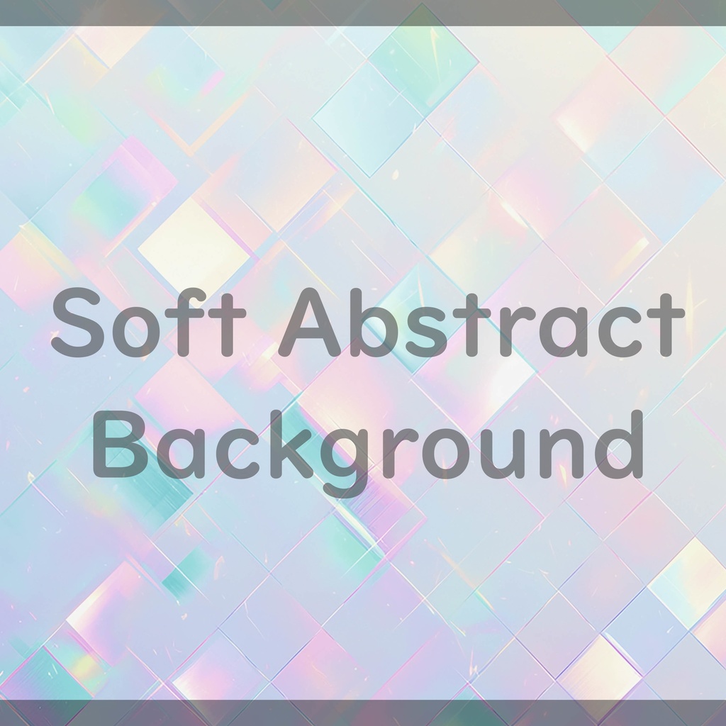 02_やさしく輝くホログラムタイル背景素材|透明感パターンデザイン(8色セット)